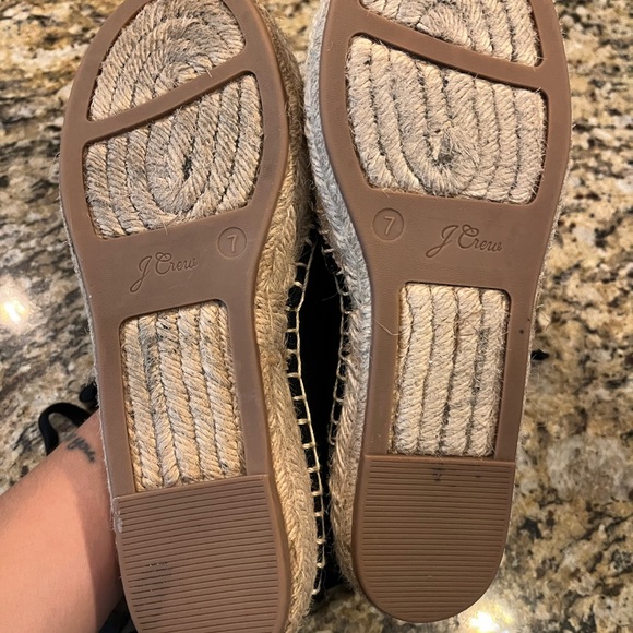 J Crew CANVAS CLASSIC ANKLE TIE ESPADRILLE Womens Shoes 7 - Picture 6 of 7